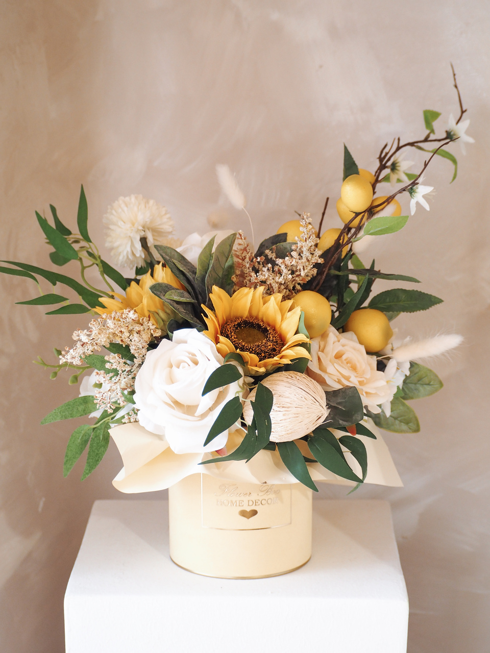 Flower Box cytrynowy  (PREMIUM) zdjęcie 1