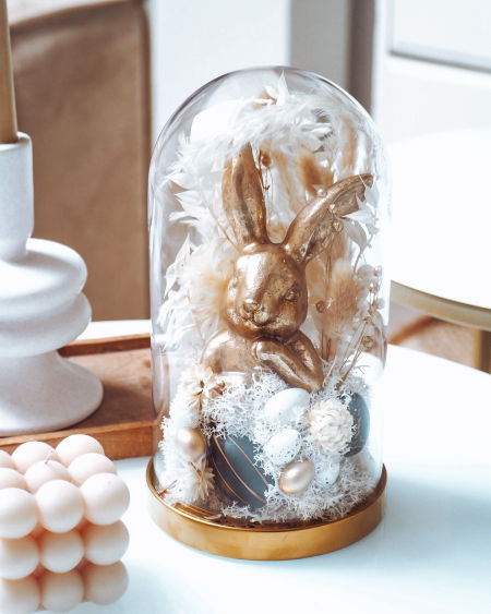 Szklana kopuła z zajączkiem (PREMIUM)