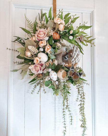 Wianek na z motylami  (PREMIUM)