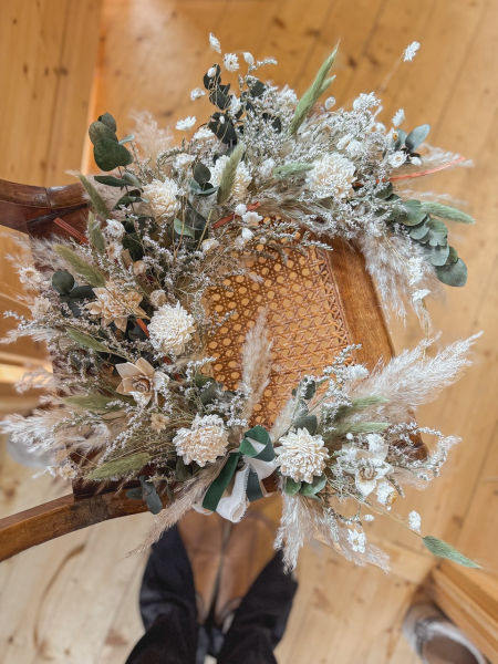 Wianek boho z eukaliptusem PREMIUM)