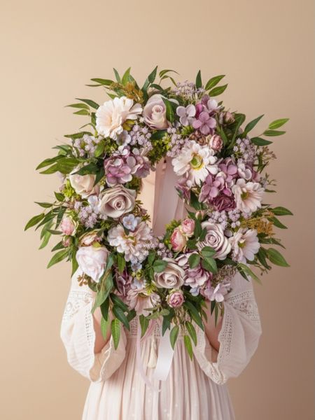 Wianek wiosenny liliowy (PREMIUM)