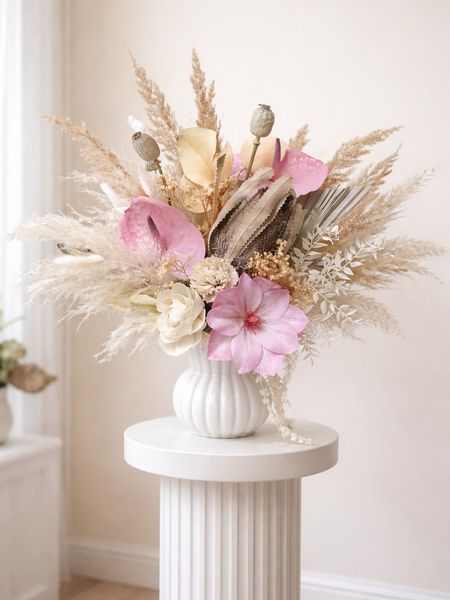 Flower Box susz dekoracyjny  Boho wazon ceramiczny (PREMIUM)