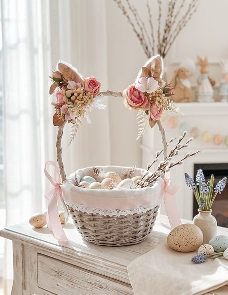 Koszyczek Wielkanocny z uszkami  (PREMIUM)