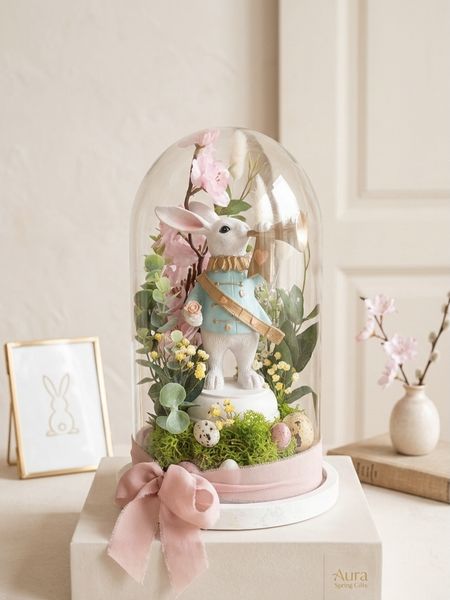 Szklana kopuła wiosenna Wielkanoc (PREMIUM)