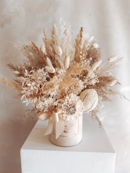 Flower Box susz dekoracyjny  bukiet wielostronny Boho (PREMIUM)