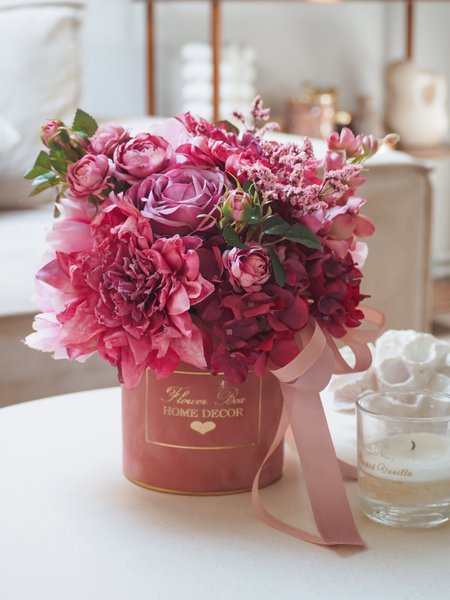 Flower Box malinowy  (PREMIUM)