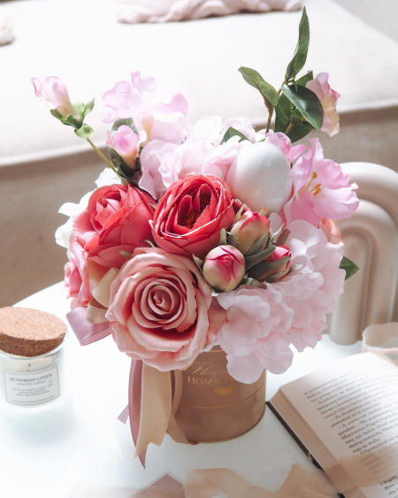 Flower Box wiosenny pąk z jajem (PREMIUM)