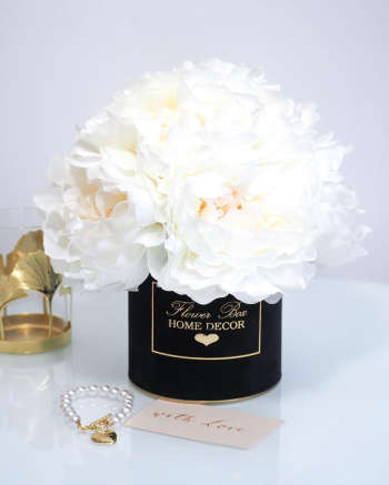 Flower Box Piwonie jedwabne (PREMIUM)