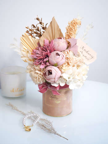 Flower Box  dirty pink  S (PREMIUM)