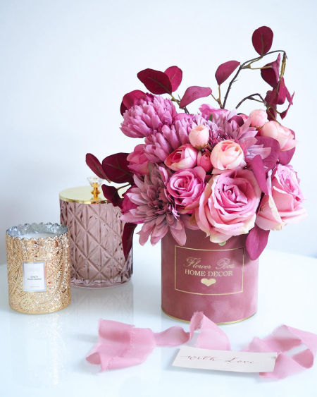 Flower Box  Total Dark Pink (PREMIUM)