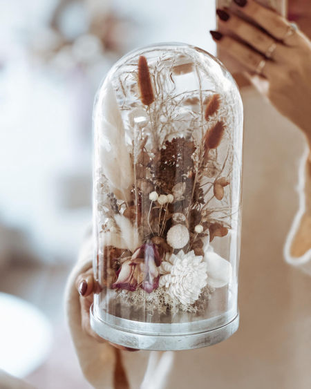 Szklana kopuła jesienna naturalna (PREMIUM)