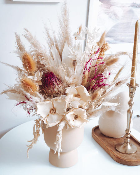 Kompozycja w ceramicznej osłonce BOHO PREMIUM